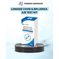 LONGSEE 3 In 1 COVID & INFLUENZA A/B Test Kit