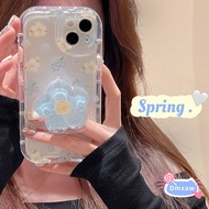 Painting Flowers Clear Phone Case For OPPO A5 Realme 14X C75X C75 C73 GT7 7T A3 Pro A93S A93 A73 A72
