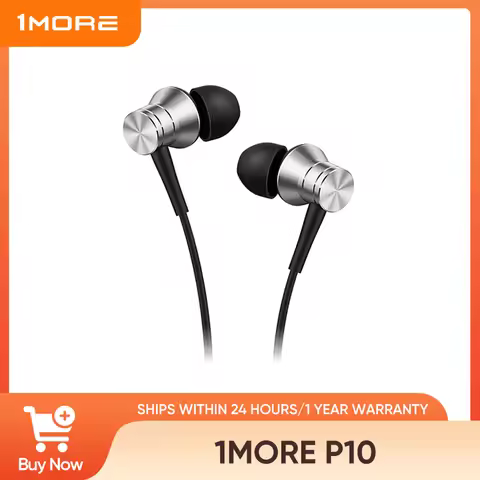 1MORE P10 Piston-Fit USB-C Headphones in-Ear Earphones with Mic Noise Isolation and Control Button D