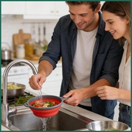 Kitchen Water Scoop 1400ml Folding Portable Scoop 13.8 Inch Bath Ladle for Kitchen Bathroom Shower W