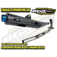 TSUKIGI EXHAUST STANDARD RACING SUPRA FIT SUPRA X 125 KHARISMA BLADE 110 125 REVO FIT ABSOLUT REVO A