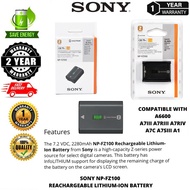 Sony FZ-100 Cyber-shot Camera Battery  for Sony A7 III Sony A7R III Sony A9 FZ100 Sony battery 2280 