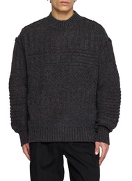 THE VIRIDI-ANNE CABLE WEAVE SWEATER