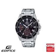 CASIO นาฬิกาข้อมือผู้ชาย EDIFICE รุ่น EFV-540D-1AVUDF วัสดุสเตนเลสสตีล สีดำ