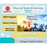 ⚡buy 2 Free 1⚡Nintendo Switch Games Digital Download Degrees of Separation Multiplayer 2 Player Spli