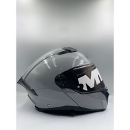 MT Helmet Atom 2 SV Pure A12 Gloss Grey (ECE 22.06)