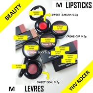 100% ORIGINAL M@c LIPSTICK SUB PACK 0.2g 0.5g - Travel Size