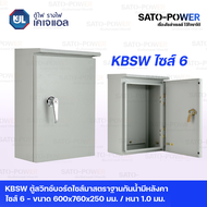 KJL ตู้ไฟ รางไฟ เคเจแอล KBSW ตู้สวิทช์บอร์ดไซส์มาตราฐานกันน้ำแบบมีหลังคา ( ไซส์ 00 - 7 ) ตู้สวิทซ์บอ