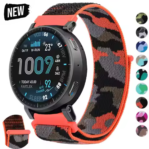 For Amazfit Active Max 48mm/ALANCE 2 BIP 6 5 UNITY Strap Nylon Correa 22mm For Realme Watch 5/Watch 