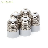 tweettwehhuj 5Pcs/lot E27 to E14 lamp Holder Converter Socket light Bulb Base type Adapter sg