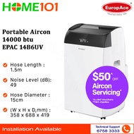 Europace Portable Aircon 14000BTU EPAC 14B6UV