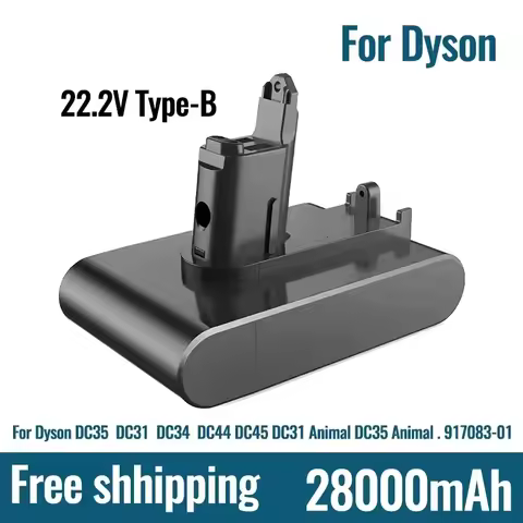NEW Original Replacement 22.2V B 28000mAh DC31 Type-B Battery for Dyson DC31 DC31B DC35 DC44 DC45 Ha