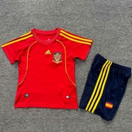 [Kids SSS+]2010 Spain Retro Football Jersey High Quality Football Jersey for Kids