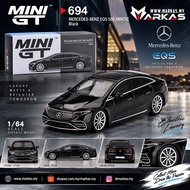 MINI GT 1/64 #694 MERCEDES-BENZ EQS 580 4MATIC BLACK
