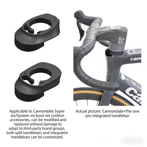 Hidden Cable Routing Bike Handlebar Headset Cone Spacer for Cannondale System/Super Six for DEDA FSA