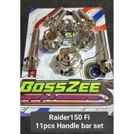Raider150 CNC gear type handle bar set (sold as set)