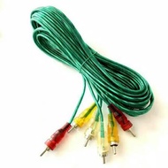 3 RCA to 3 RCA Transparent Cable 6 RCA Transparent Cable DVD to TV Cable Speaker Cable Audio Cable