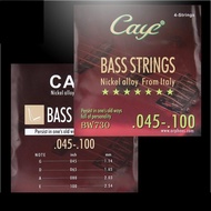 4pc CAYE BW730 Bass Strings Hexagonal Steel Core Inner Wire Bass Strings Instrument Accessories