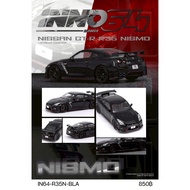 IN64-R35N-BLA-INNO64 1/64 NISSAN GT-R (R35) NISMO Black