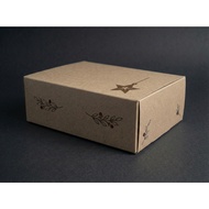 CHRISTMAS 9"x6"x3" - CAKE BOX / DESSERT BOX / PAPER BOX / KOTAK KEK / KEK LAPIS