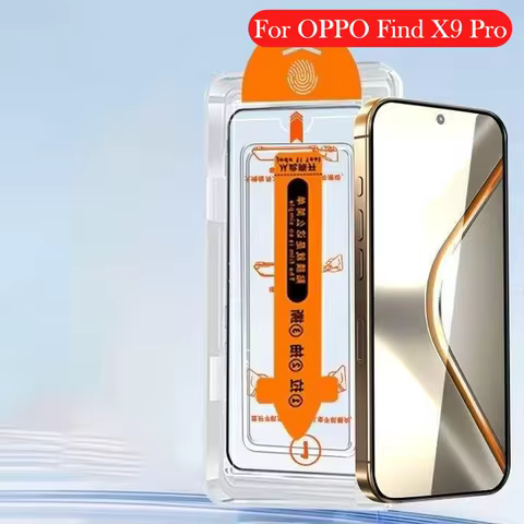 2PC Tempered Glass For OPPO Find X9 Pro Dust-free Installation Film Screen Protector for OPPO Find X