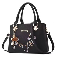 BudgetFinds High Quality Branded Korean Style Embroidery Jones Sling Bag for Women Leather David Shoulder Bag Ladies Paries HandBag Crossbody Tote Bag For Travel Office Messenger Bags On Sale Today