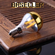 BRSELLER LED Light Bulb, 4W E12/E14/E26/E27 Crystal Light Bulb, 2023 Warm White semi-plated Incandes