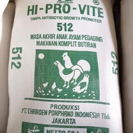 512 Pakan Komplit Butiran Ayam Pedaging Hi-Pro-Vite Phokpand (Paket)