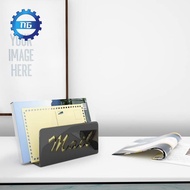 [quietnight.ph] Mail Organizer Countertop Mail Holder Acrylic Mail Sorter for Desk Envelope Holder L