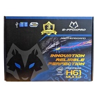 E-FFOXPRO Motherboard Intel H61 MLX 3.0 / EFFOXPRO - Socket LGA 1155