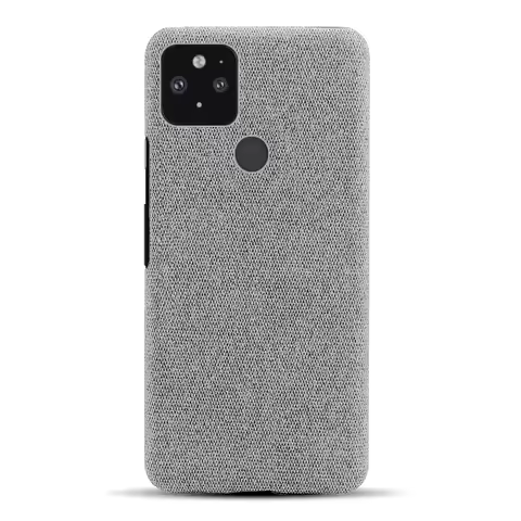 Fabric leather case for Google Pixel 5 5A 4 XL 4XL pixel5 pixel5a, Slim retro hard pc cover for pixe