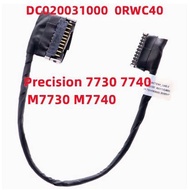 Suitable for Dell Precision 7730 7740 M7730 M7740 Battery Cable Battery Connection Cable