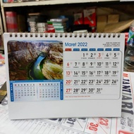 Kalender meja 2002 motivasi pemandangan alam dunia -09