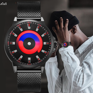 Sinobi นาฬิกาควอตซ์สำหรับผู้ชาย, นาฬิกาแฟชั่นดีไซน์สร้างสรรค์สายรัดข้อมือควอตซ์ของผู้ชาย