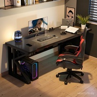 Desk Shelf Study Household With Desk Writing Competition Desk Back Wall Desktop Electric Computer De