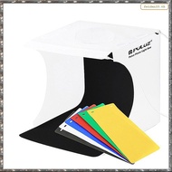 [L W H Y]  20cm Portable Simple Folding Studio 2X LED Lights Soft Light  Table