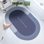 Thảm lau chân thấm nước SILICON chống trơn trượt - thảm chùi chân nhà tắm - thảm lau chân nhà bếp gi