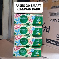 (PACKAGE CONTENTS 4 PACKS) PASEO Go Smart Facial Tissue Multipack- 200's / 240's 3play