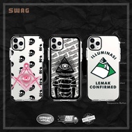 Illuminati II IMD Bumper Case Compatible for iPhone 16 Pro Max 15 Pro Max 14 Pro Max 13 Pro Max 12 P