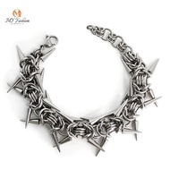 { MY Fashion }   Punk Grunge Ro Rivet Bracelet Cool Niche Bracelet Goth Charm Jewelry Hip Hop Access