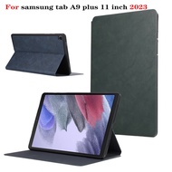 Casing samsung tab A9 plus 11 inch 2023Case PU Leather Stand Flip Cover For galaxy tab A9+ Case