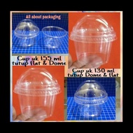 Puyo pudding Cup 155 ML + dome lid pudding Cup/ pudding Cup/