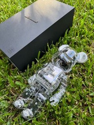 MEDICOM TOY BE@RBRICK AUDIO 400%  2023初代絕版透明clear庫柏力克熊 收藏價值高