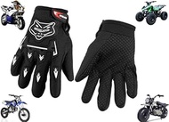 MRS Black Gloves Kids Youth Children Gloves ATV Quad Off-Road Gloves Dirt Pit Bike Gloves Go Kart Mo