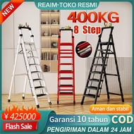 7 Step Ladder Multifunctional Folding Ladder Folding Iron Ladder Household Ladder 7 Step Home Ladder