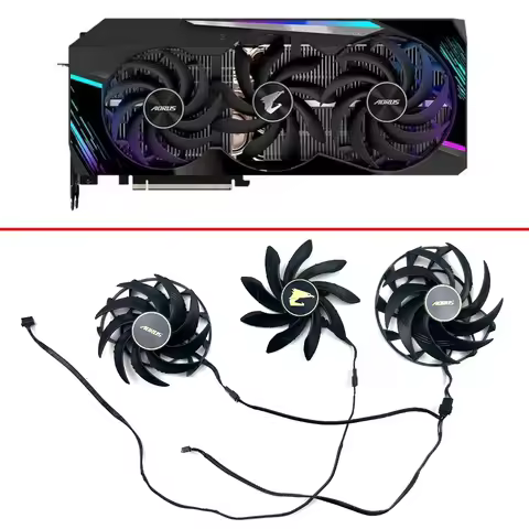 NEW Cooling Fan PLD10015B12H RTX3090 3080 3070TI XTREME GPU Fans For Gigabyte AORUS GeForce RTX 3070