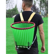 Woven Basket Agricultural Backpack Picking Fruits Basket Bearing Garden Lifting Fruits and Vegetable