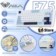 AULA F65 F75 F87 Mechanical Keyboard RGB 3 Mode Wired /Bluetooth /2.4G Gasket Structure Hot-swap