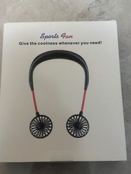 全新usb充電掛頸電風扇
