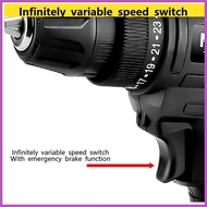 ✟ ∆ ♂ Cordless Drill Impact Hammer 2Speed  Electric Rechargeable 1200MAH  HandDrill Home Screwdrive